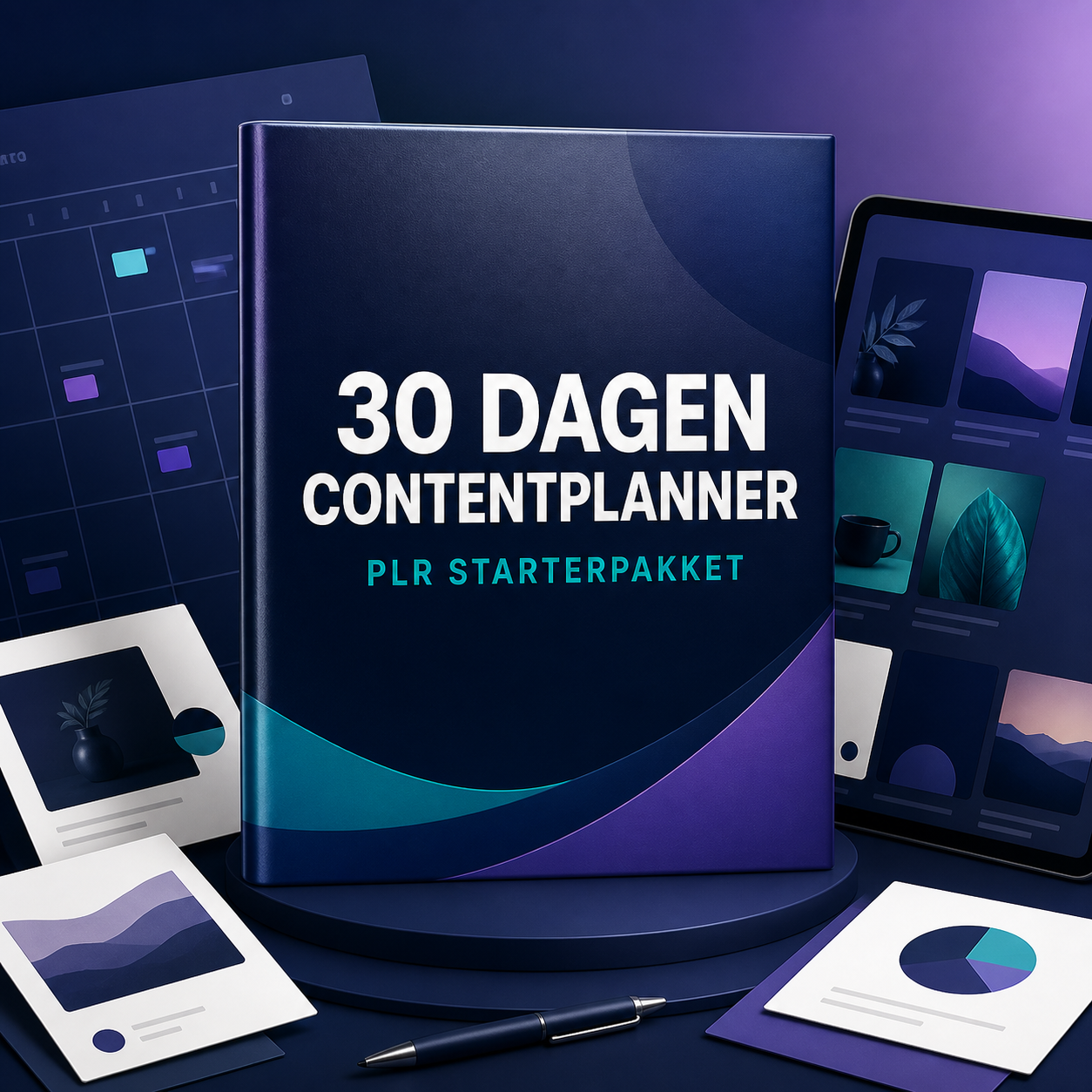 30 Dagen Social Media Contentplanner – PLR Starterpakket