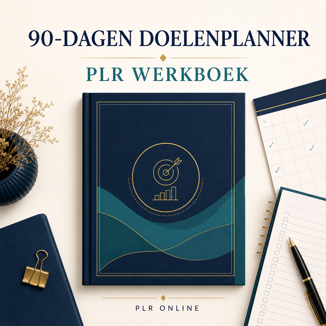 90-Dagen Doelenplanner voor Ondernemers – PLR Werkboek